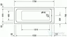 Duravit D-Code 170x70 egyenes kád 700098000000000 ( 700098 )