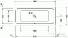 Duravit D-Code 180x80 szögletes kád 700101000000000 ( 700101 )