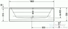 Duravit D-Code 180x80 szögletes kád 700101000000000 ( 700101 )