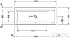 Duravit Vero 170x70 beépíthető fürdőkád 700132000000000 ( 700132 )