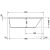 Duravit Vero 170x75 beépíthető fürdőkád 700134000000000 ( 700134 )