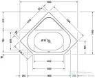 Duravit D-Code 140x140 sarokkád 700137000000000 ( 700137 )