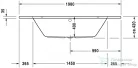 Duravit D-Code 140x140 sarokkád 700137000000000 ( 700137 )