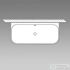 Duravit CAPE COD 190x90 cm-es fal elé tehető kád illesztés nélküli előlappal,700364000000000