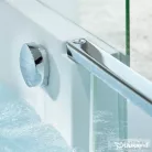 Duravit SHOWER+BATH 170x75 egyenes kád ajtóval,zuhanyfallal,átlátszó üveggel,jobbos sarokba,700404000000000