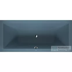   Duravit VITRIUM DuroCast UltraResist 180x80 cm-es beépíthető kád lábbal, leeresztő nélkül, matt bizánci kék 700426HB0000000