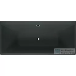   Duravit VITRIUM DuroCast UltraResist 180x80 cm-es falhoz tolható fürdőkád, matt sötétszürke 700429650000000