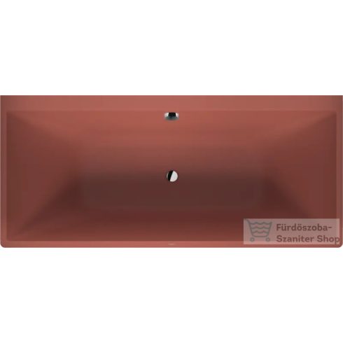 Duravit VITRIUM DuroCast UltraResist 180x80 cm-es falhoz tolható fürdőkád, matt bizánci kék 700429HB0000000