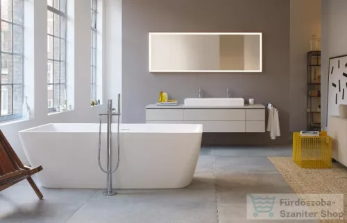 Duravit DURASQUARE 185x85 cm-es szabadonálló kád illesztés nélküli előlappal,speciális lefolyóval,700430000000000