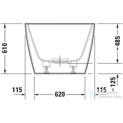 Duravit VITRIUM DuroCast UltraResist 185x85 cm-es szabadon álló fürdőkád leeresztővel, matt világosszürke 700430630000000