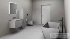 Duravit VITRIUM DuroCast UltraResist 185x85 cm-es szabadon álló fürdőkád leeresztővel, matt világosszürke 700430630000000