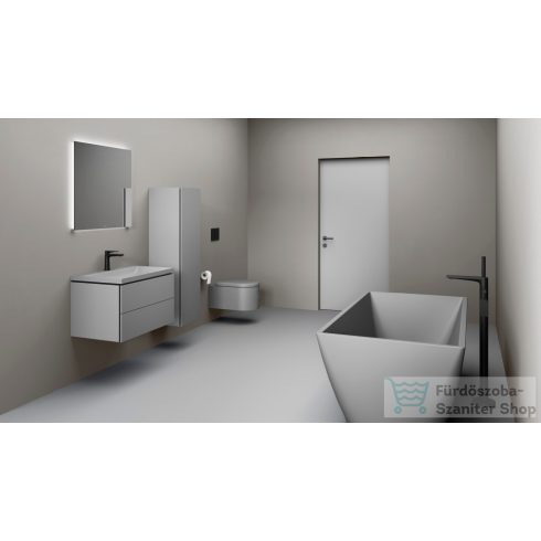 Duravit VITRIUM DuroCast UltraResist 185x85 cm-es szabadon álló fürdőkád leeresztővel, matt világosszürke 700430630000000
