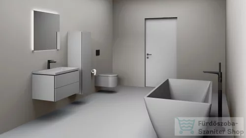 Duravit VITRIUM DuroCast UltraResist 185x85 cm-es szabadon álló fürdőkád leeresztővel, matt világosszürke 700430630000000