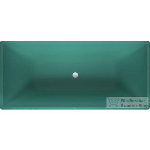 Duravit VITRIUM DuroCast UltraResist 185x85 cm-es szabadon álló fürdőkád leeresztővel, matt olajkék 700430HA0000000 