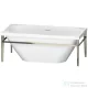 Duravit Xviu 160x80 szabadonálló kád pezsgő színű állvánnyal 700444000B10000 ( 700444 )