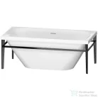 Duravit Xviu 160x80 szabadonálló kád fekete színű állvánnyal 700444000B20000 ( 700444 )