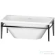 Duravit Xviu 160x80 szabadonálló kád fekete színű állvánnyal 700444000B20000 ( 700444 )