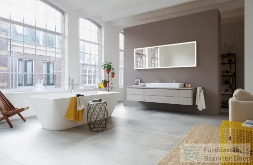Duravit DURASQUARE 160x75 cm-es szabadonálló kád illesztés nélküli előlappal,speciális lefolyóval,700460000000000