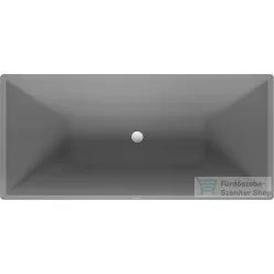   Duravit VITRIUM DuroCast UltraResist 160x75 cm-es szabadon álló fürdőkád leeresztővel, matt világosszürke 700460630000000