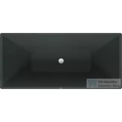   Duravit VITRIUM DuroCast UltraResist 160x75 cm-es szabadon álló fürdőkád leeresztővel, matt sötétszürke 700460650000000