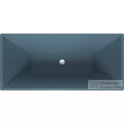   Duravit VITRIUM DuroCast UltraResist 160x75 cm-es szabadon álló fürdőkád leeresztővel, matt bizánci kék 700460HB0000000