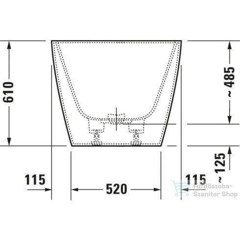 Duravit VITRIUM DuroCast UltraResist 160x75 cm-es szabadon álló fürdőkád leeresztővel, matt bizánci kék 700460HB0000000