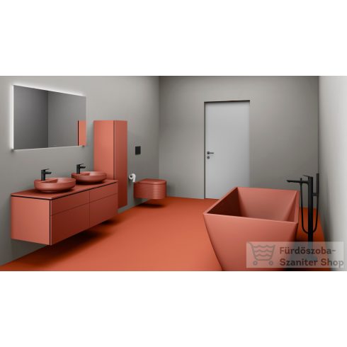 Duravit VITRIUM DuroCast UltraResist 160x75 cm-es szabadon álló fürdőkád leeresztővel, matt bizánci kék 700460HB0000000