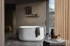 Duravit ZENCHA 125x125 cm-es szabadonálló kád illesztés nélküli előlappal,leeresztővel 700464000000000