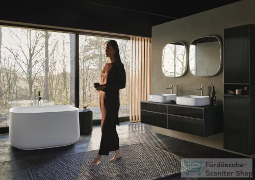 Duravit ZENCHA 125x125 cm-es szabadonálló kád illesztés nélküli előlappal,leeresztővel 700464000000000