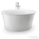 Duravit WHITE TULIP 140 cm-es szabadonálló kör alakú kád,illesztés nélküli előlappal és állvánnyal,speciális le-és túlfolyóval, 700470000000000