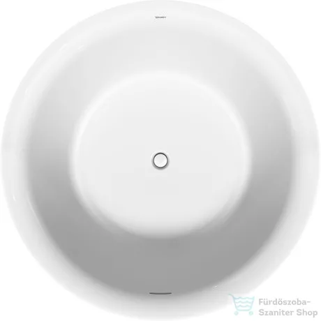Duravit WHITE TULIP 140 cm-es szabadonálló kör alakú kád,illesztés nélküli előlappal és állvánnyal,speciális le-és túlfolyóval, 700470000000000