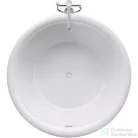 Duravit WHITE TULIP 140 cm-es szabadonálló kör alakú kád,illesztés nélküli előlappal és állvánnyal,speciális le-és túlfolyóval, 700470000000000