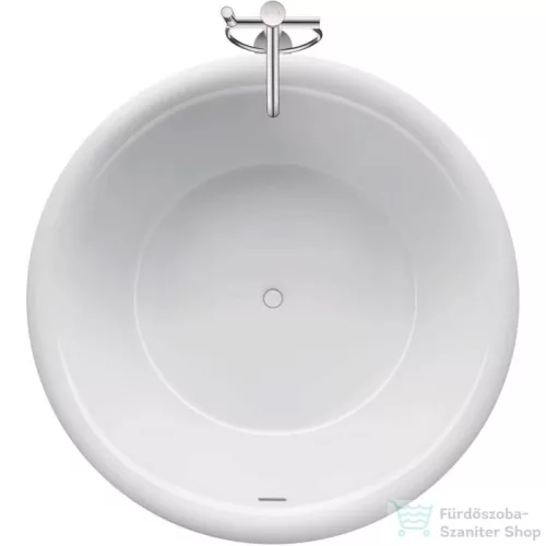 Duravit WHITE TULIP 140 cm-es szabadonálló kör alakú kád,illesztés nélküli előlappal és állvánnyal,speciális le-és túlfolyóval, 700470000000000