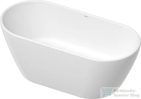 Duravit D-NEO 160x75 cm-es túlfolyó nélküli szabadonálló kád,illesztés nélküli előlappal és állvánnyal,speciális lefolyóval, 700486000000000