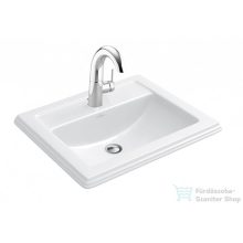   Villeroy & Boch Hommage 63x52,5 beépíthető mosdó 1 csaplyukkal, Ceramic Plus bevonat 7102 63 R1 ( 710263R1 )