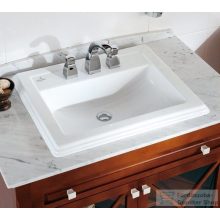   Villeroy & Boch Hommage 63x52,5 beépíthető mosdó 3 csaplyukkal, Ceramic Plus bevonat 7102 A1 R1 ( 7102A1R1 )