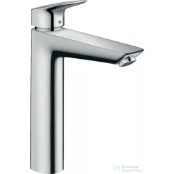   Hansgrohe LOGIS magasított mosdócsaptelep 190 kétféle átfolyási mennyiséggel,automata leeresztővel, króm 71095000