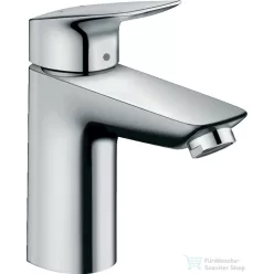   Hansgrohe Logis egykaros mosdócsaptelep 100 klik-klak leeresztővel, króm 71107000