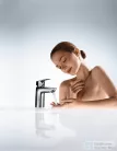 Hansgrohe Logis egykaros mosdócsaptelep 100 klik-klak leeresztővel, króm 71107000