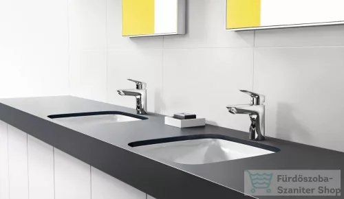 Hansgrohe Logis egykaros mosdócsaptelep 100 klik-klak leeresztővel, króm 71107000