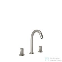   Bugnatese Moon 3 üléses mosdó csaptelep leeresztő nélkül,szálcsiszolt nikkel 7112SNS