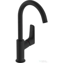   Hansgrohe LOGIS 210 mosdó csaptelep elforgatható kifolyóval,leeresztő nélkül,matt fekete 71131670