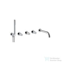   Bugnatese Moon falsík alatti kád csaptelep belső egységgel,zuhanyszettel,króm 7119CR