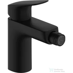   Hansgrohe Logis 100 egykaros bidé csaptelep automata leeresztővel,matt fekete 71200670