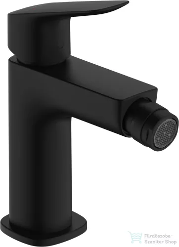 Hansgrohe LOGIS FINE bidé csaptelep automata leeresztővel,matt fekete 71201670