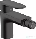 Hansgrohe VERNIS BLEND bidé csaptelep automata leeresztővel, matt fekete 71210670
