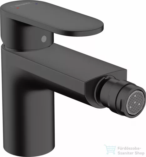 Hansgrohe VERNIS BLEND bidé csaptelep automata leeresztővel, matt fekete 71210670