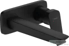 Hansgrohe LOGIS falsík alatti mosdócsaptelep 19,5 cm-es kifolyóval,nem zárható leeresztővel,matt fekete 71220670