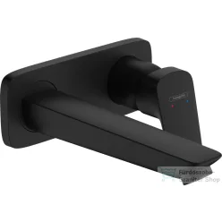   Hansgrohe LOGIS falsík alatti mosdócsaptelep 19,5 cm-es kifolyóval,nem zárható leeresztővel,matt fekete 71220670