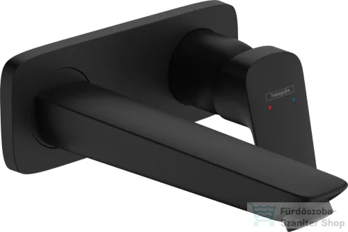 Hansgrohe LOGIS falsík alatti mosdócsaptelep 19,5 cm-es kifolyóval,nem zárható leeresztővel,matt fekete 71220670